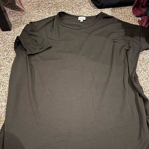 Solid black lularoe Irma.